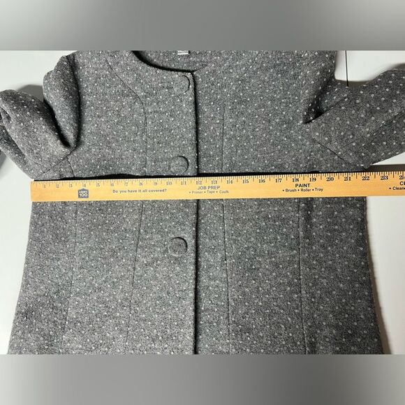 Pendleton Gray Microdot Merino Wool Blazer Jacket Button Front Lined Womens XL - Picture 6 of 8